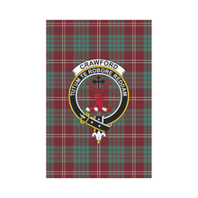Load image into Gallery viewer, Crawford Modern Tartan Flag Clan Badge,tartan garden flag,tartan,Scottish Tartan,Scottish Clans,Scots Tartan,Scotland Tartan,online shopping,Merry Christmas,garden flags,garden flag,Cyber Monday,Black Friday,tartan flag
