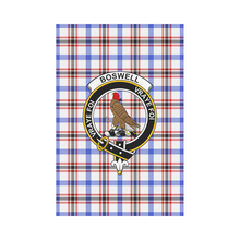 Load image into Gallery viewer, Boswell Modern Tartan Flag Clan Badge,tartan garden flag,tartan,Scottish Tartan,Scottish Clans,Scots Tartan,Scotland Tartan,online shopping,Merry Christmas,garden flags,garden flag,Cyber Monday,Black Friday,tartan flag