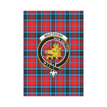 Load image into Gallery viewer, Mactavish Modern Tartan Flag Clan Badge
