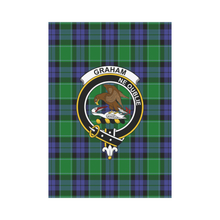 Load image into Gallery viewer, Graham Of Menteith Modern Tartan Flag Clan Badge,tartan garden flag,tartan,Scottish Tartan,Scottish Clans,Scots Tartan,Scotland Tartan,online shopping,Merry Christmas,garden flags,garden flag,Cyber Monday,Black Friday,tartan flag