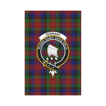 Load image into Gallery viewer, Tennant Tartan Flag Clan Badge