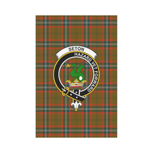 Load image into Gallery viewer, Seton Hunting Modern Tartan Flag Clan Badge