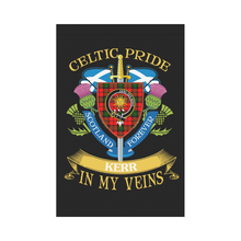 Load image into Gallery viewer, Kerr Clan Celtic Pride Garden Flag | Over 300 Clans | Special Custom Design
