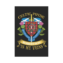 Load image into Gallery viewer, Robertson Clan Celtic Pride Garden Flag | Over 300 Clans | Special Custom Design