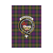 Load image into Gallery viewer, Macdonald Tartan Flag Clan Badge,tartan garden flag,tartan,Scottish Tartan,Scottish Clans,Scots Tartan,Scotland Tartan,online shopping,Merry Christmas,garden flags,garden flag,Cyber Monday,Black Friday,tartan flag