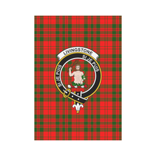 Load image into Gallery viewer, Livingstone Modern Tartan Flag Clan Badge