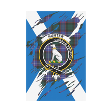 Load image into Gallery viewer, Hunter Lives In Me Tartan Flag