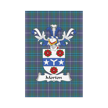 Load image into Gallery viewer, Morton Tartan Flag Clan Badge