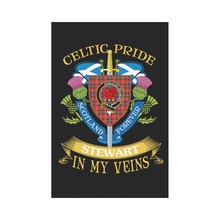 Load image into Gallery viewer, Stewart (Stuart) of Bute Clan Celtic Pride Garden Flag | Over 300 Clans | Special Custom Design