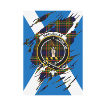 Load image into Gallery viewer, Maclellan Lives In Me Tartan Flag