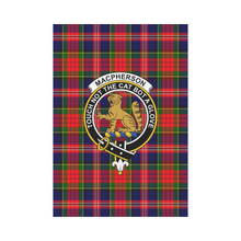 Load image into Gallery viewer, Macpherson Modern Tartan Flag Clan Badge