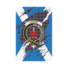 Load image into Gallery viewer, Logan Lives In Me Tartan Flag