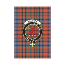 Load image into Gallery viewer, Macduff Ancient Tartan Flag Clan Badge