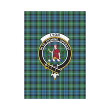 Load image into Gallery viewer, Lyon Clan Tartan Flag Clan Badge,tartan garden flag,tartan,Scottish Tartan,Scottish Clans,Scots Tartan,Scotland Tartan,online shopping,Merry Christmas,garden flags,garden flag,Cyber Monday,Black Friday,tartan flag