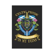 Load image into Gallery viewer, Johnstone Clan Celtic Pride Garden Flag | Over 300 Clans | Special Custom Design