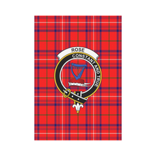 Load image into Gallery viewer, Rose Tartan Flag Clan Badge,tartan garden flag,tartan,Scottish Tartan,Scottish Clans,Scots Tartan,Scotland Tartan,online shopping,Merry Christmas,garden flags,garden flag,Cyber Monday,Black Friday,tartan flag