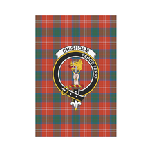 Load image into Gallery viewer, Chisholm Ancient Tartan Flag Clan Badge,tartan garden flag,tartan,Scottish Tartan,Scottish Clans,Scots Tartan,Scotland Tartan,online shopping,Merry Christmas,garden flags,garden flag,Cyber Monday,Black Friday,tartan flag