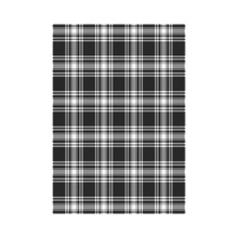 Load image into Gallery viewer, Menzies Black _ White Modern Tartan Flag
