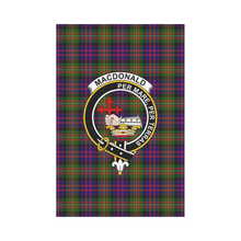 Load image into Gallery viewer, Macdonald Tartan Flag Clan Badge