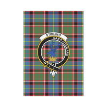 Load image into Gallery viewer, Stirling (Of Cadder-Present Chief) Tartan Flag Clan Badge,tartan garden flag,tartan,Scottish Tartan,Scottish Clans,Scots Tartan,Scotland Tartan,online shopping,Merry Christmas,garden flags,garden flag,Cyber Monday,Black Friday,tartan flag