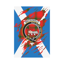 Load image into Gallery viewer, Macdonald Of Sleat Lives In Me Tartan Flag - Macdonald Of Sleat ,Tartan Flag,tartan,Scottish Tartan,Scottish Clans,Scots Tartan,Scotland Tartan,rr_track_tartan,rr_track_nltartan,rr_track_dnt,online shopping,Merry Christmas,garden flags,garden flag,Cyber Monday,Black Friday,Tartan Lives in me