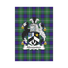 Load image into Gallery viewer, Alexander Tartan Flag Clan Badge