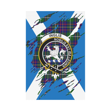Load image into Gallery viewer, Inglis Lives In Me Tartan Flag