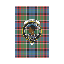 Load image into Gallery viewer, Stirling (Of Keir) Tartan Flag Clan Badge
