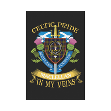 Load image into Gallery viewer, MacLellan Clan Celtic Pride Garden Flag | Over 300 Clans | Special Custom Design