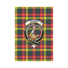Load image into Gallery viewer, Dewar Tartan Flag Clan Badge
