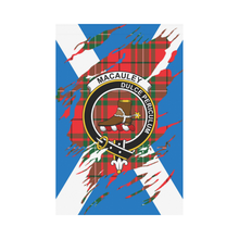 Load image into Gallery viewer, Macaulay Lives In Me Tartan Flag