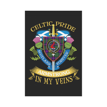 Load image into Gallery viewer, Armstrong Clan Celtic Pride Garden Flag | Over 300 Clans | Special Custom Design