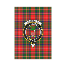 Load image into Gallery viewer, Somerville Tartan Flag Clan Badge