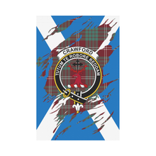 Load image into Gallery viewer, Crawford Lives In Me Tartan Flag - Crawford ,Tartan Flag,tartan,Scottish Tartan,Scottish Clans,Scots Tartan,Scotland Tartan,rr_track_tartan,rr_track_nltartan,rr_track_dnt,online shopping,Merry Christmas,garden flags,garden flag,Cyber Monday,Black Friday,Tartan Lives in me