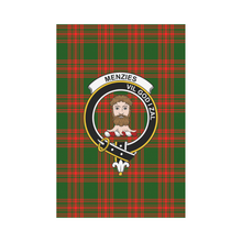 Load image into Gallery viewer, Menzies Green Modern Tartan Flag Clan Badge