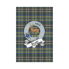 Load image into Gallery viewer, Scott Green Modern Tartan Flag Clan Badge,tartan garden flag,tartan,Scottish Tartan,Scottish Clans,Scots Tartan,Scotland Tartan,online shopping,Merry Christmas,garden flags,garden flag,Cyber Monday,Black Friday,tartan flag